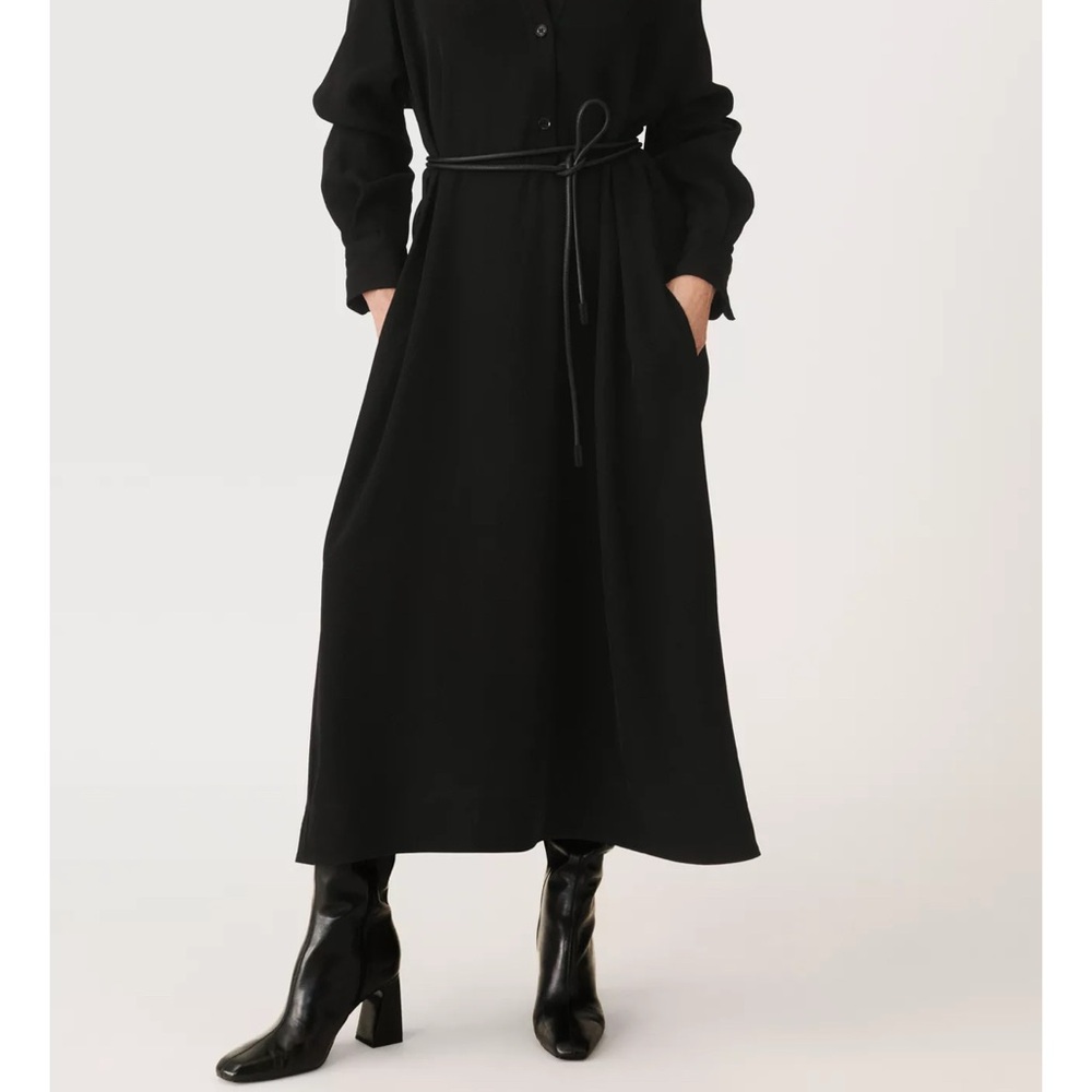 Zara Black Long Sleeve Dress